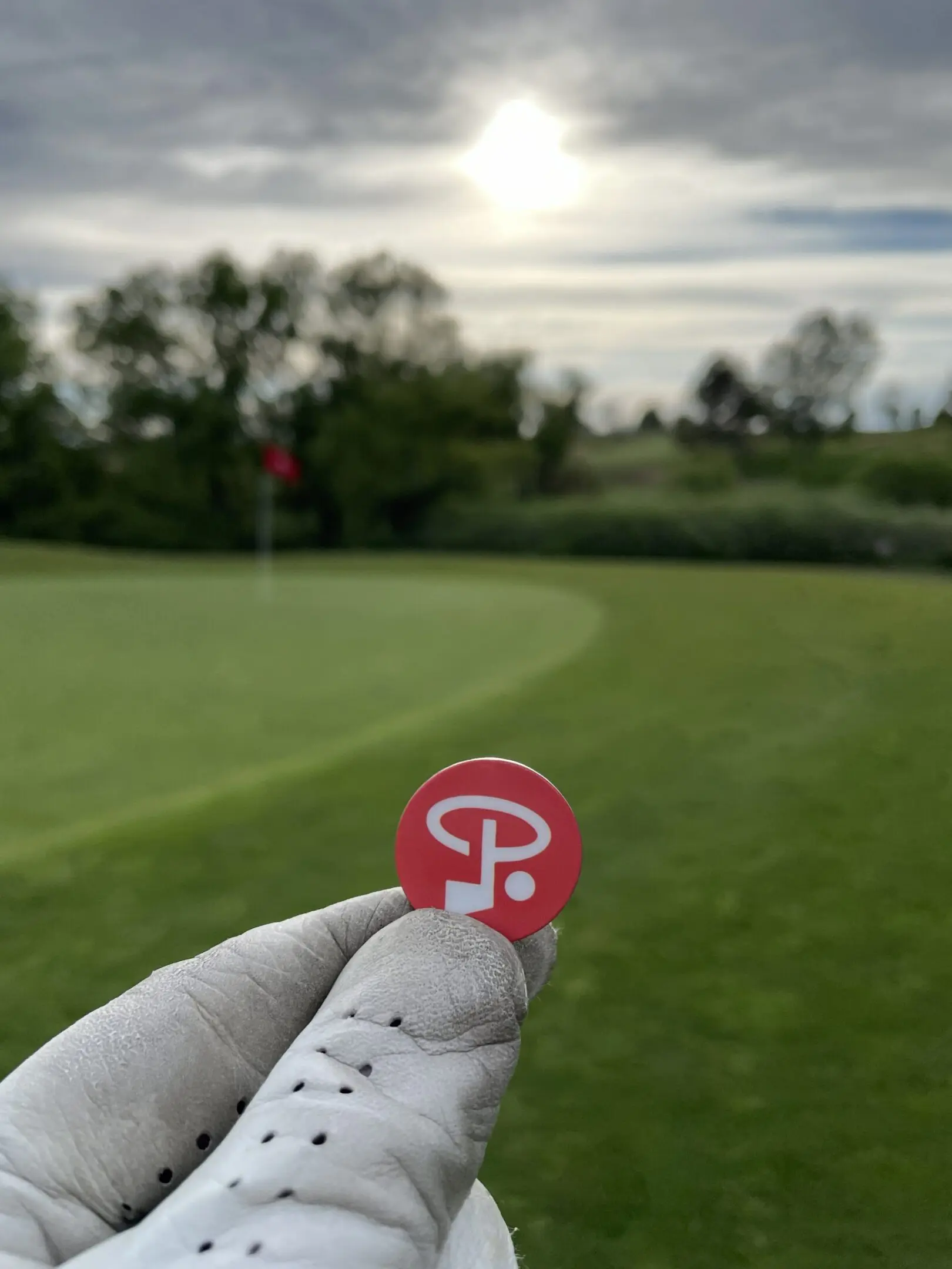 Ball Marker In front of green
